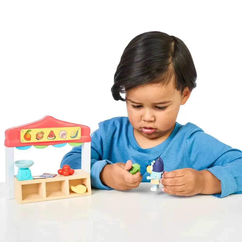 Bluey Farmers Market Mini Playset