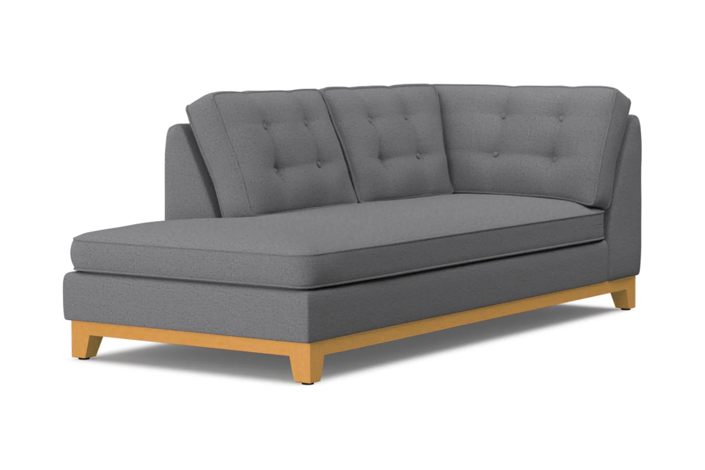 Brentwood Left Arm Chaise :: Leg Finish: Natural / Configuration: LAF - Chaise on the Left