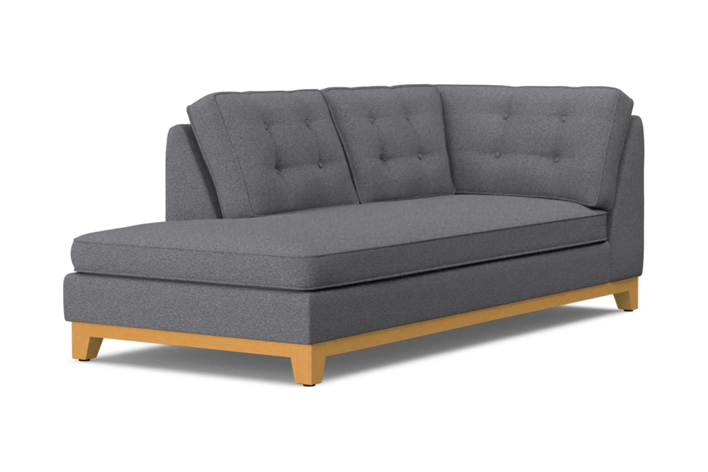 Brentwood Left Arm Chaise :: Leg Finish: Natural / Configuration: LAF - Chaise on the Left