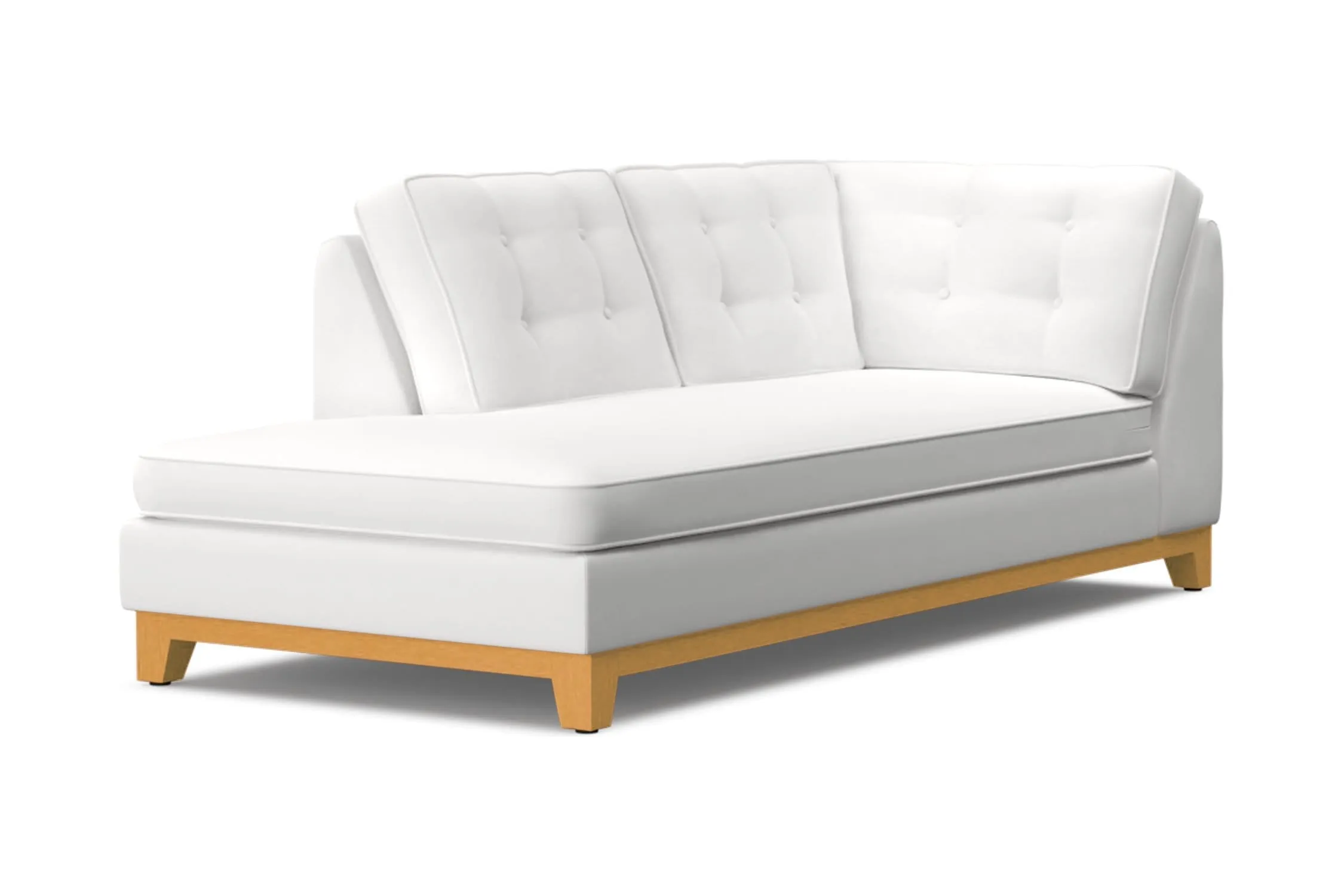 Brentwood Left Arm Chaise :: Leg Finish: Natural / Configuration: LAF - Chaise on the Left