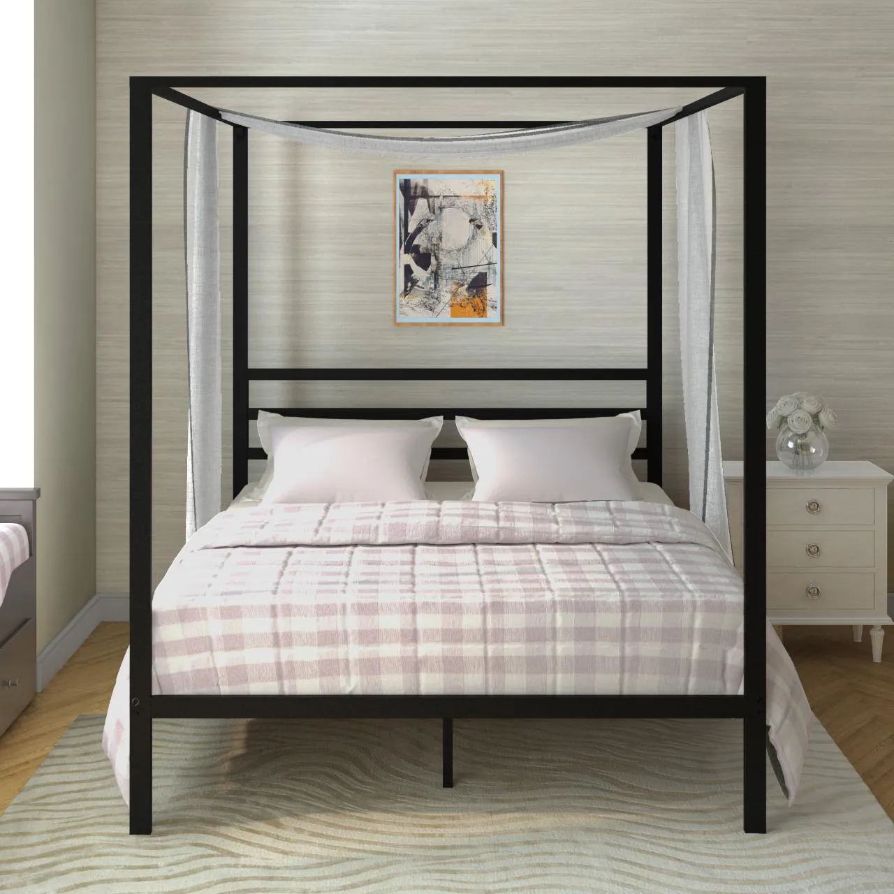 Canopy Bed - Black