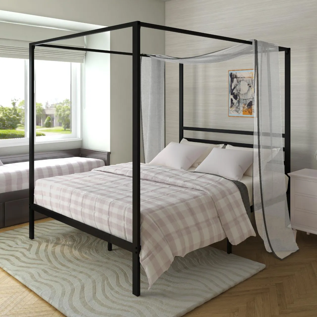 Canopy Bed - Black
