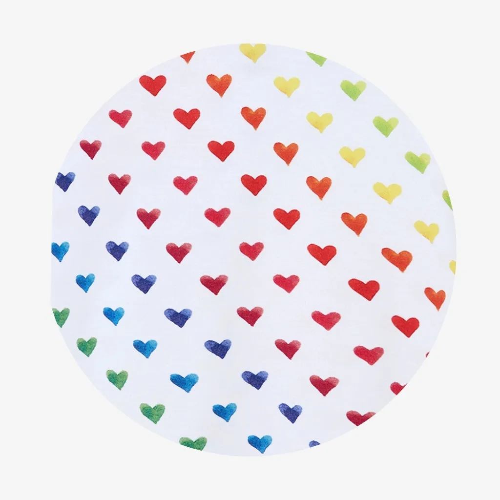 Care Bears™ Rainbow Hearts Minky Ruffled Luxette Patoo® Blanket