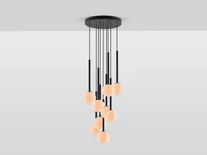 Charcoal grey cluster ceiling light