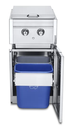 Crown Verity Premium Modular Grill - Infinite Series Side Burner with Cabinet ICM-SBNG-GH