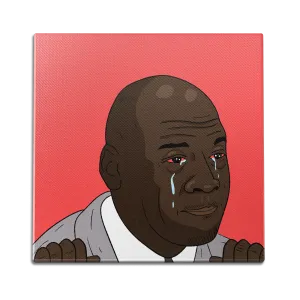 Crying MJ Wall Art
