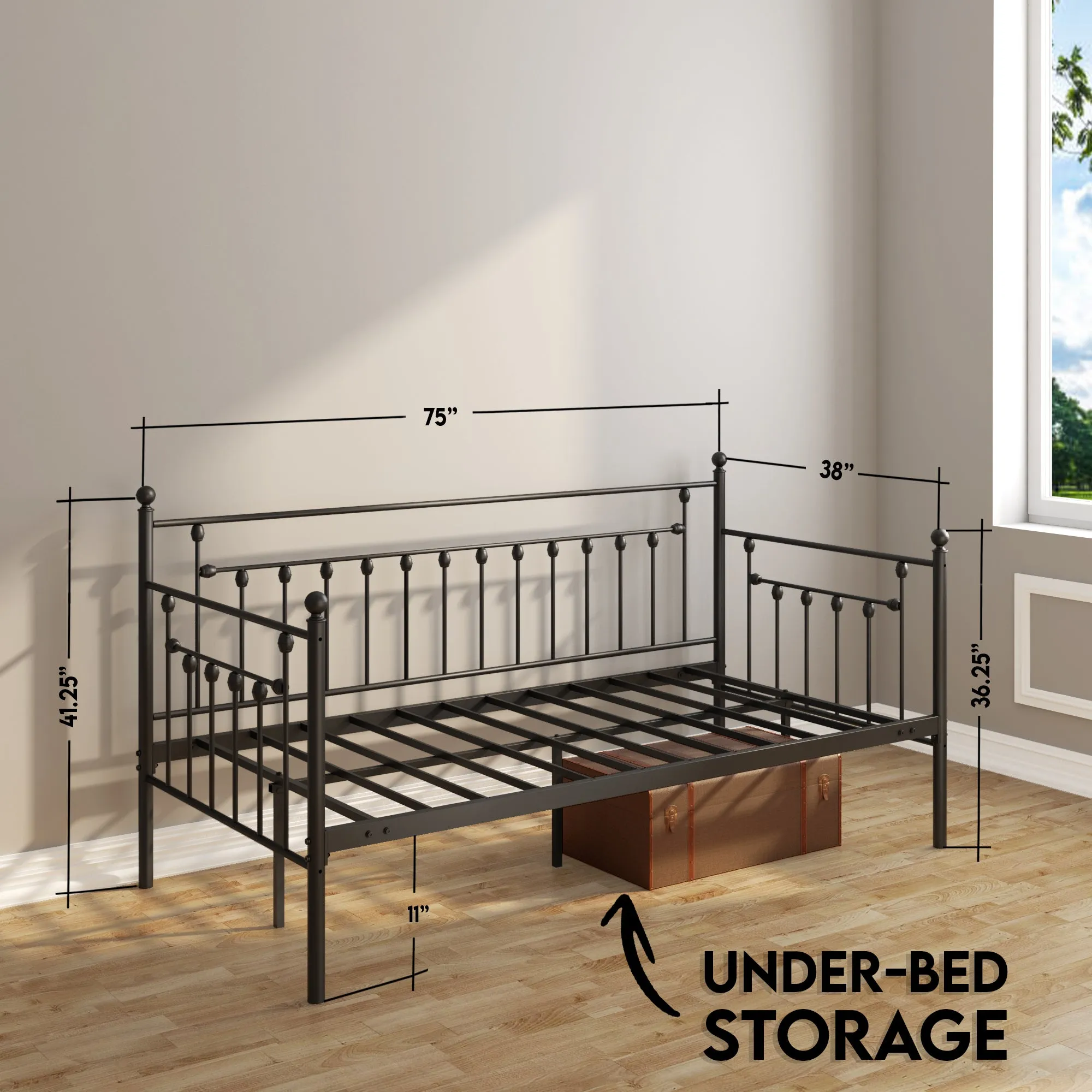 Day Bed - Black