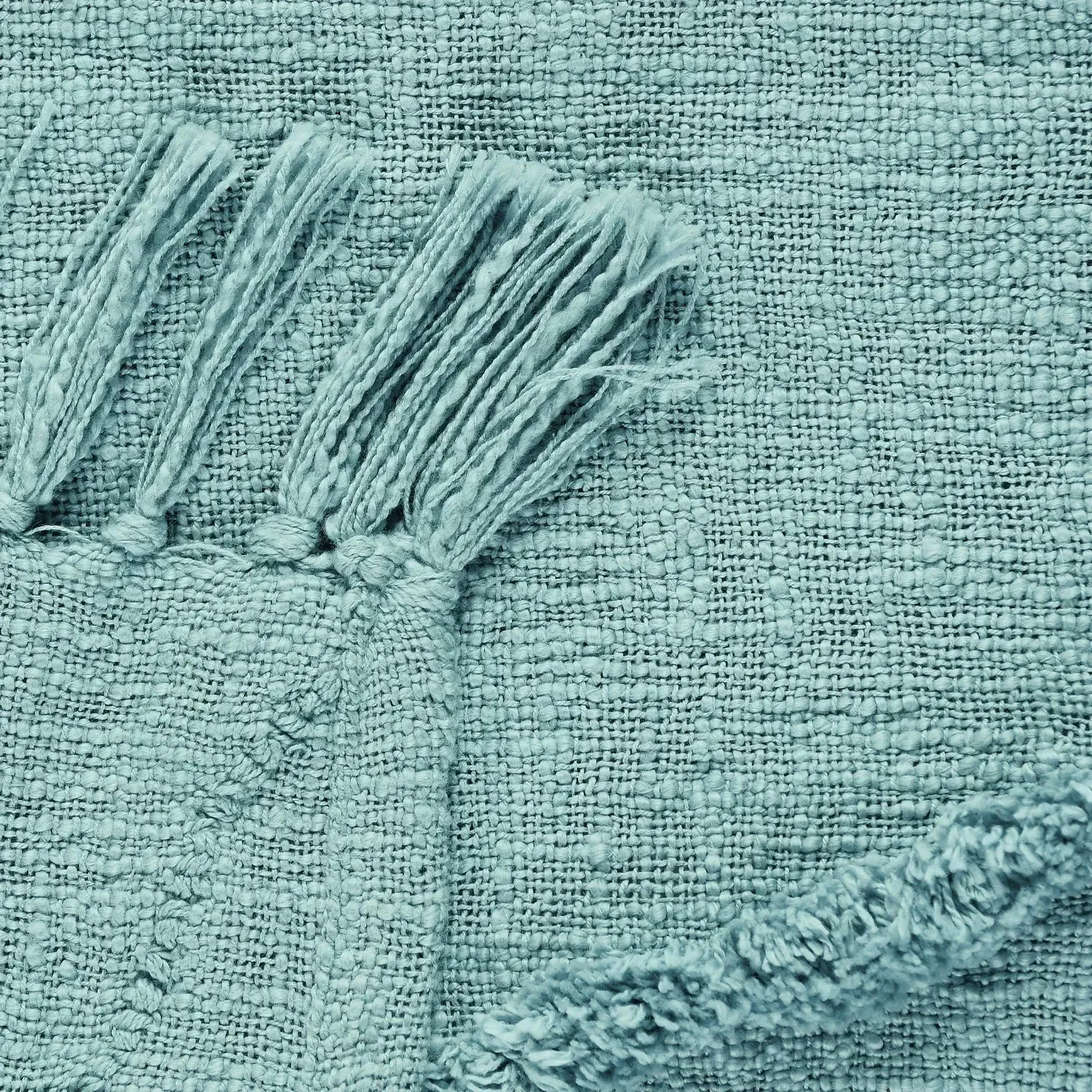 Diamond Lr80195 Aqua Sky Blue Throw Blanket