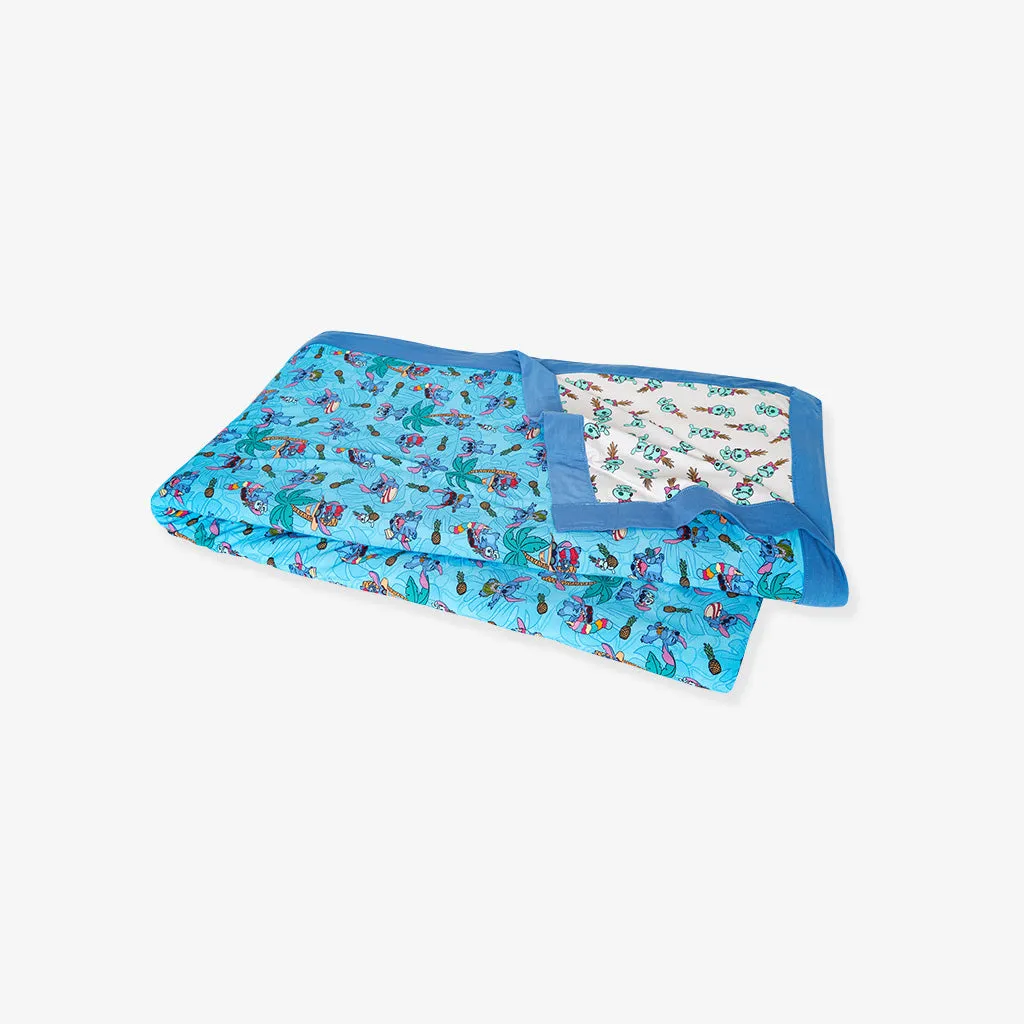 Disney Tropical Stitch & Scrump Grand Luxe Patoo® Blanket