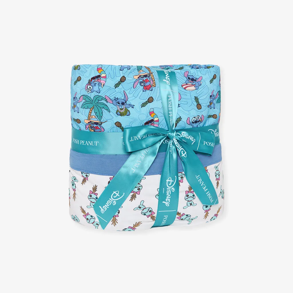 Disney Tropical Stitch & Scrump Grand Luxe Patoo® Blanket