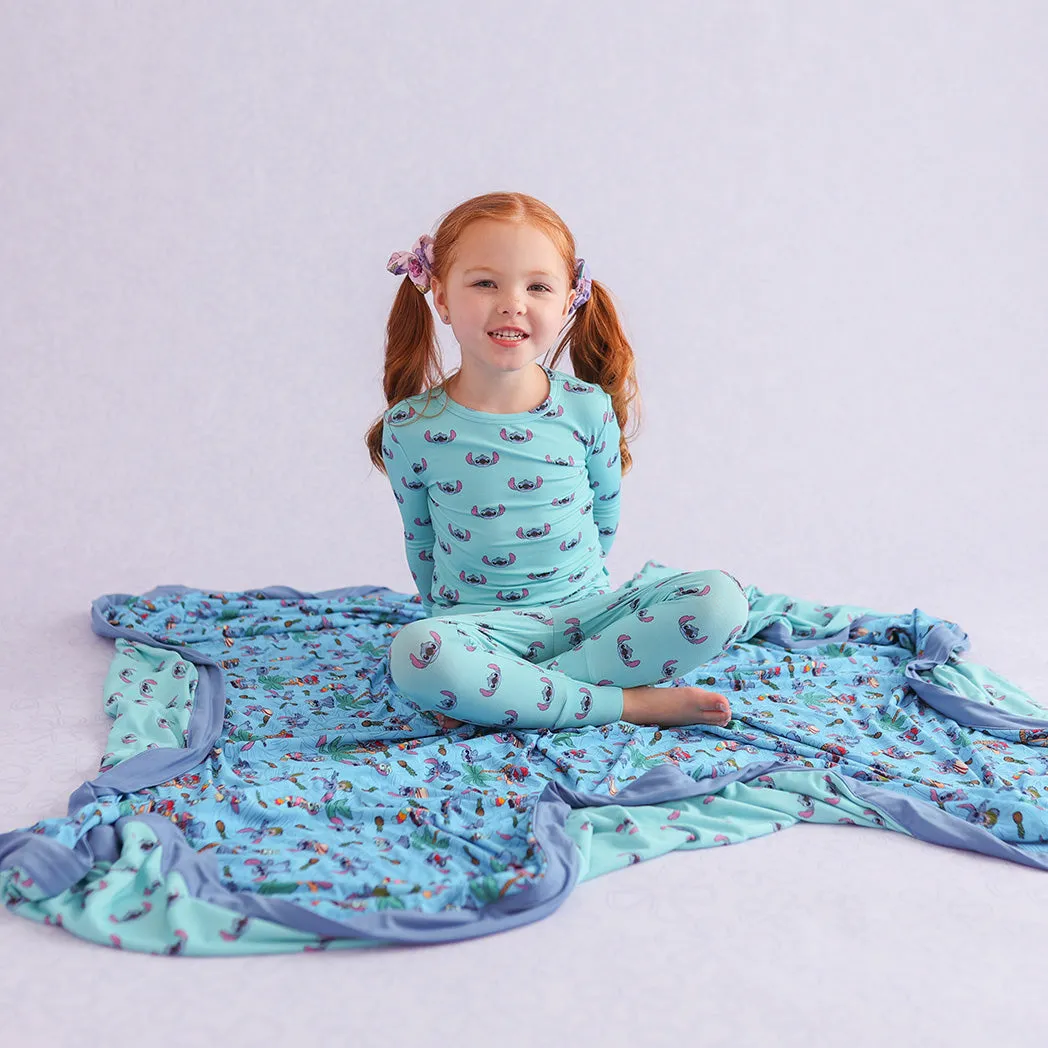 Disney Tropical Stitch & Stitch Luxe Patoo® Blanket