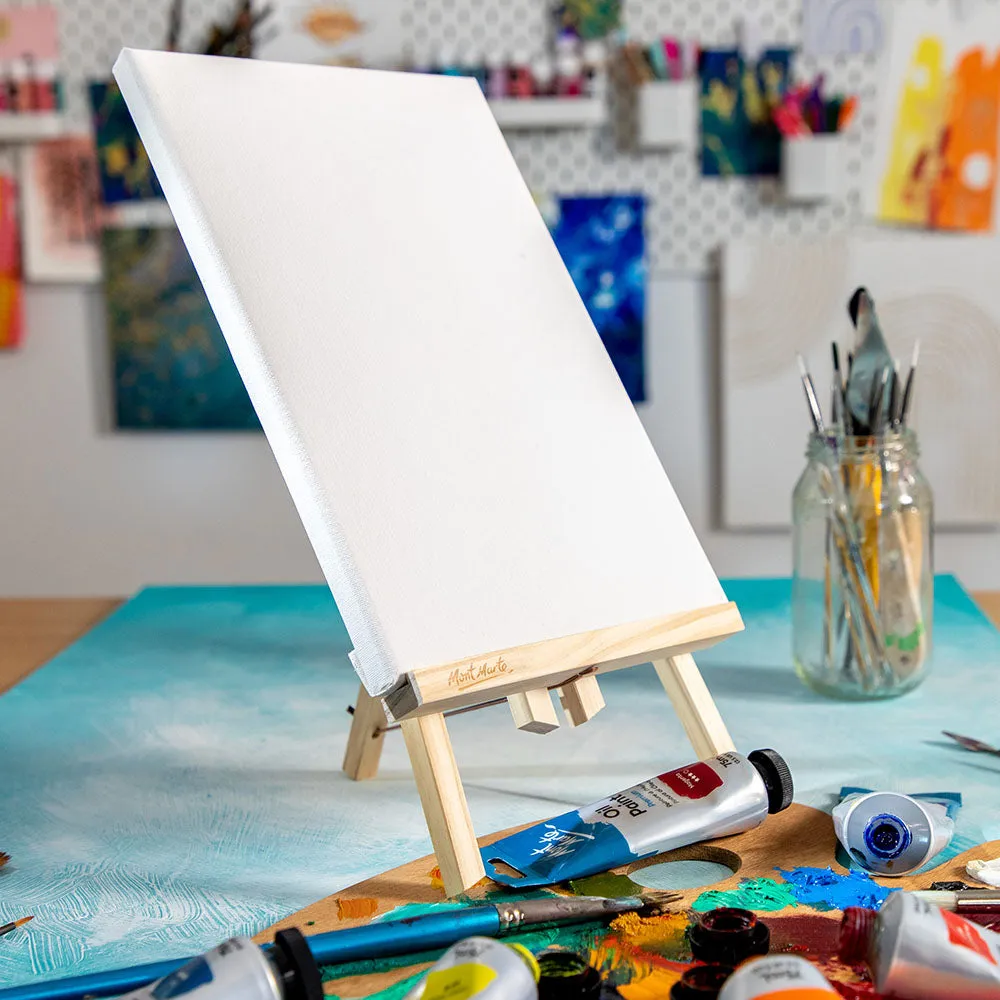 Easel and Canvas Discovery Medium 20 x 30cm (7.9in x 11.9in)