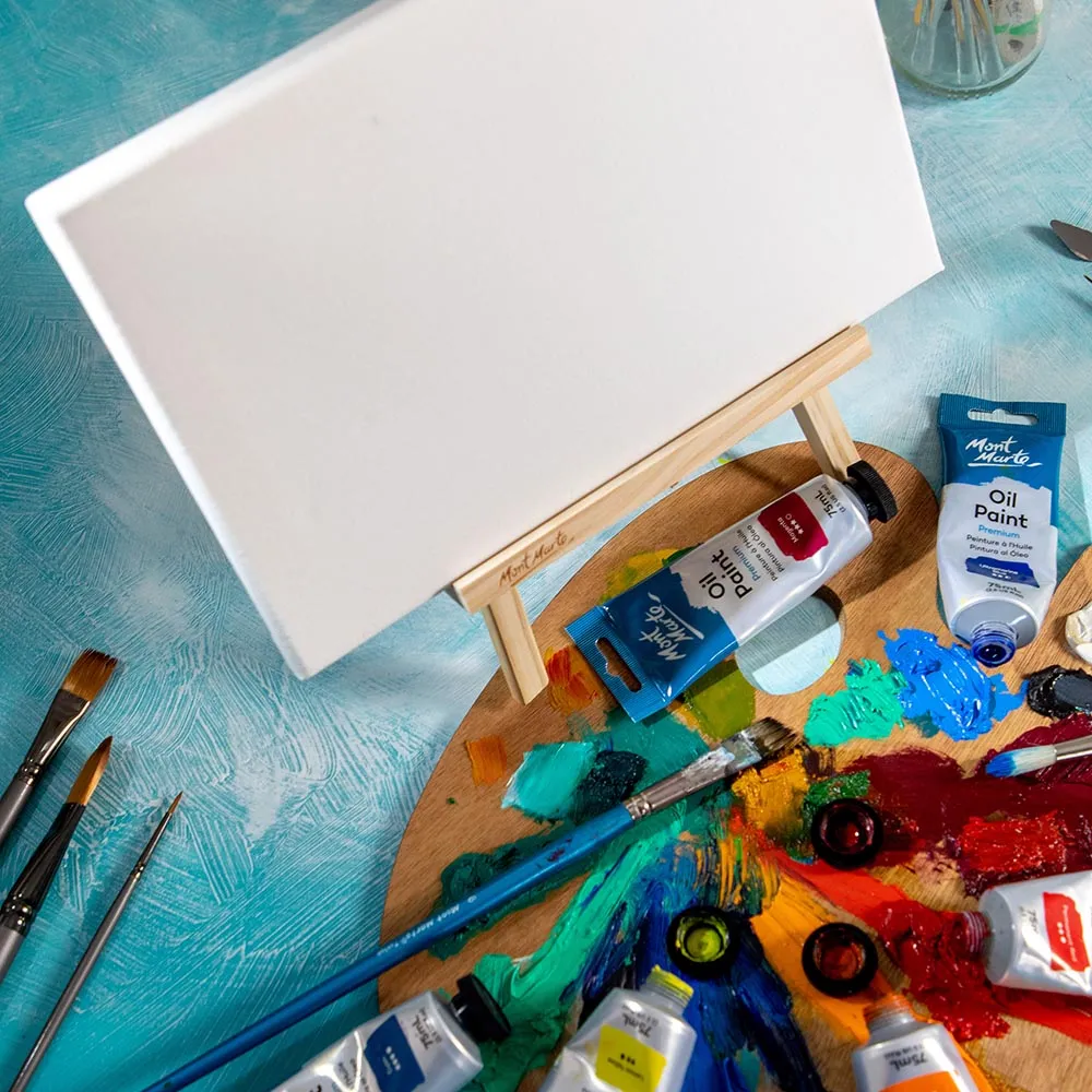 Easel and Canvas Discovery Medium 20 x 30cm (7.9in x 11.9in)