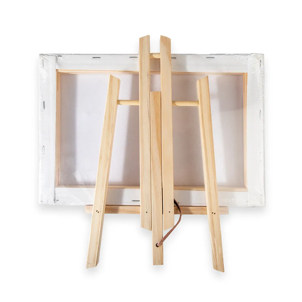 Easel and Canvas Discovery Medium 20 x 30cm (7.9in x 11.9in)