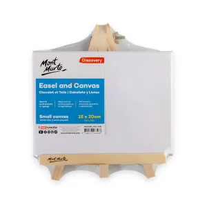 Easel and Canvas Discovery Small 15 x 20cm (5.9 x 7.9in)