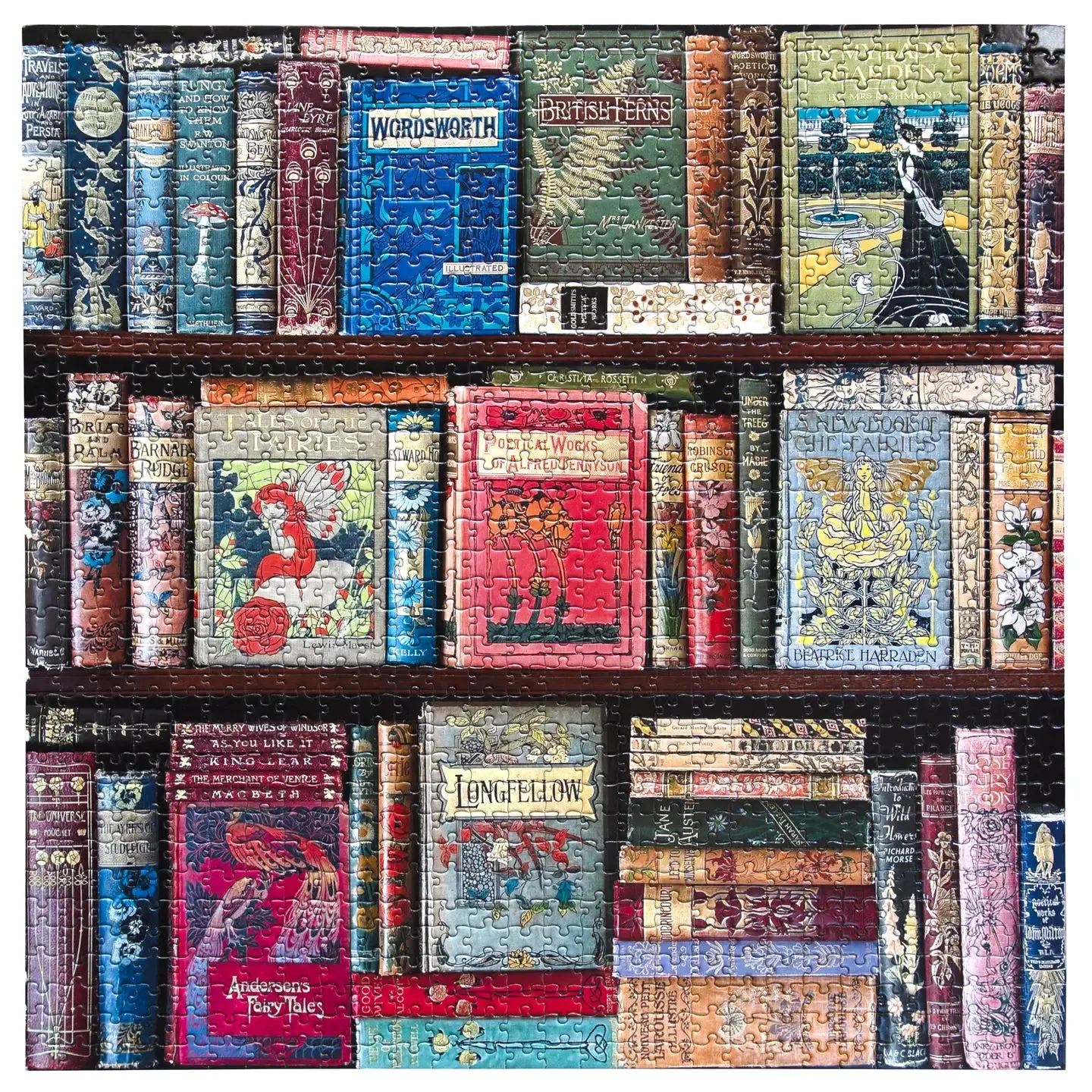 eeBoo 1000 Piece Puzzle Vintage Library