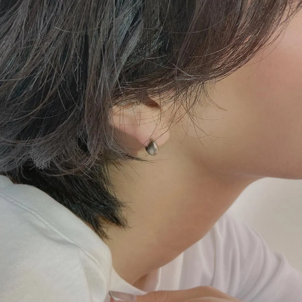 Egg Hoop Smooth Touch Earrings