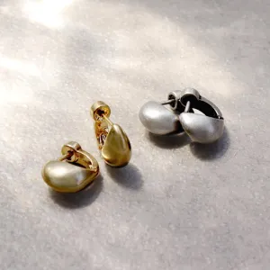 Egg Hoop Smooth Touch Earrings