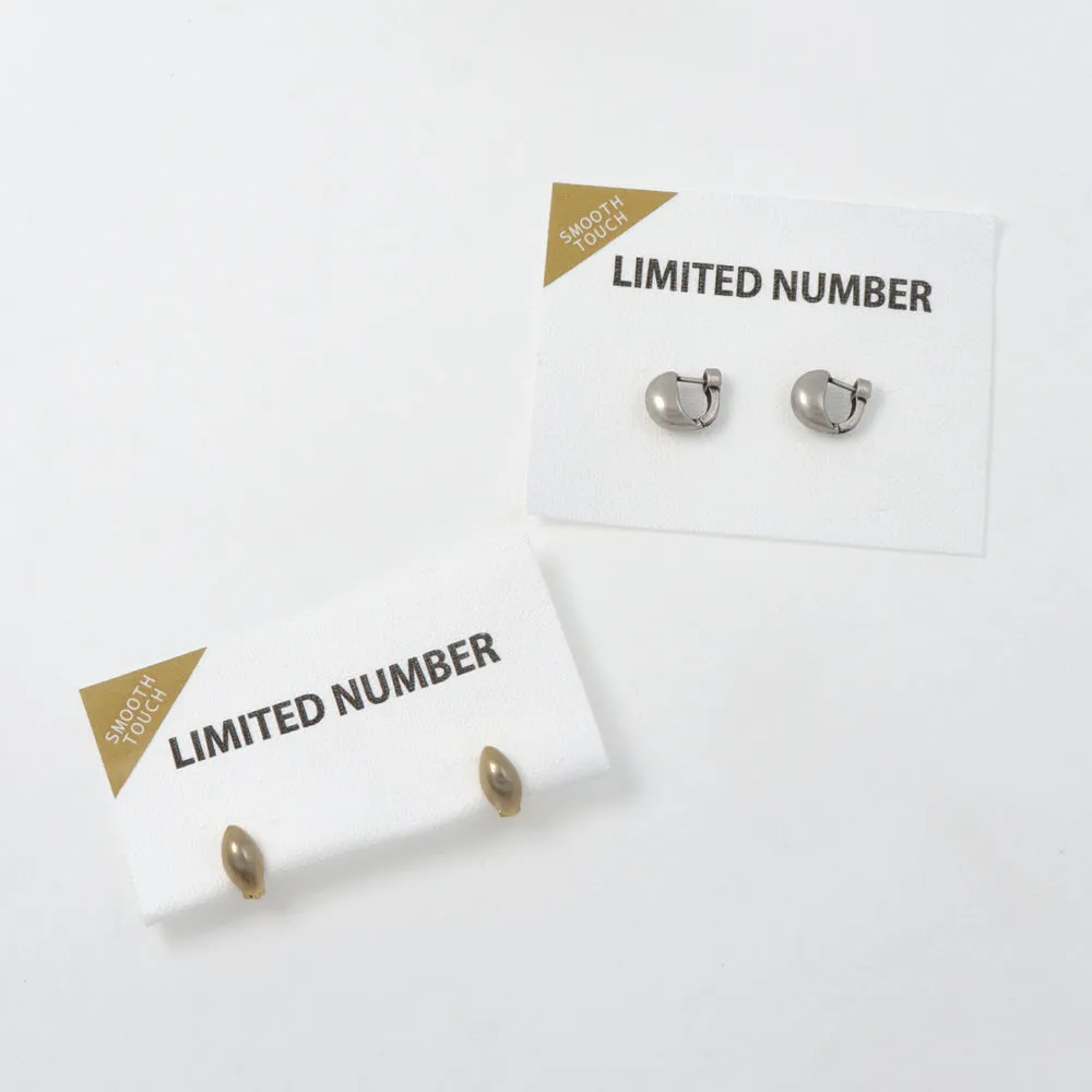 Egg Hoop Smooth Touch Earrings