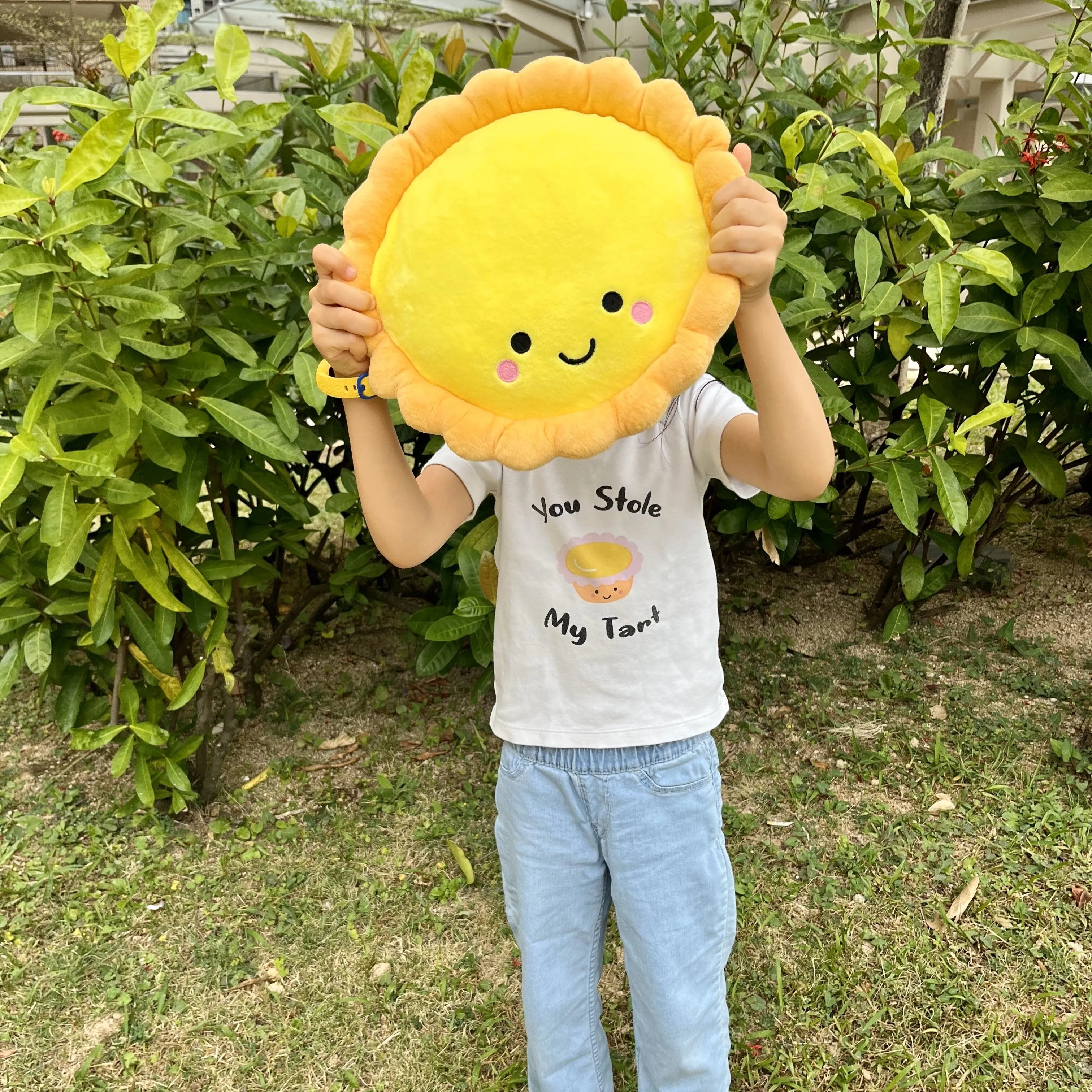 Egg Tart Plushie Snuggle Buddy