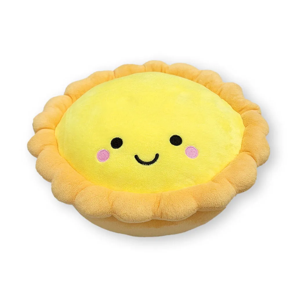 Egg Tart Plushie Snuggle Buddy