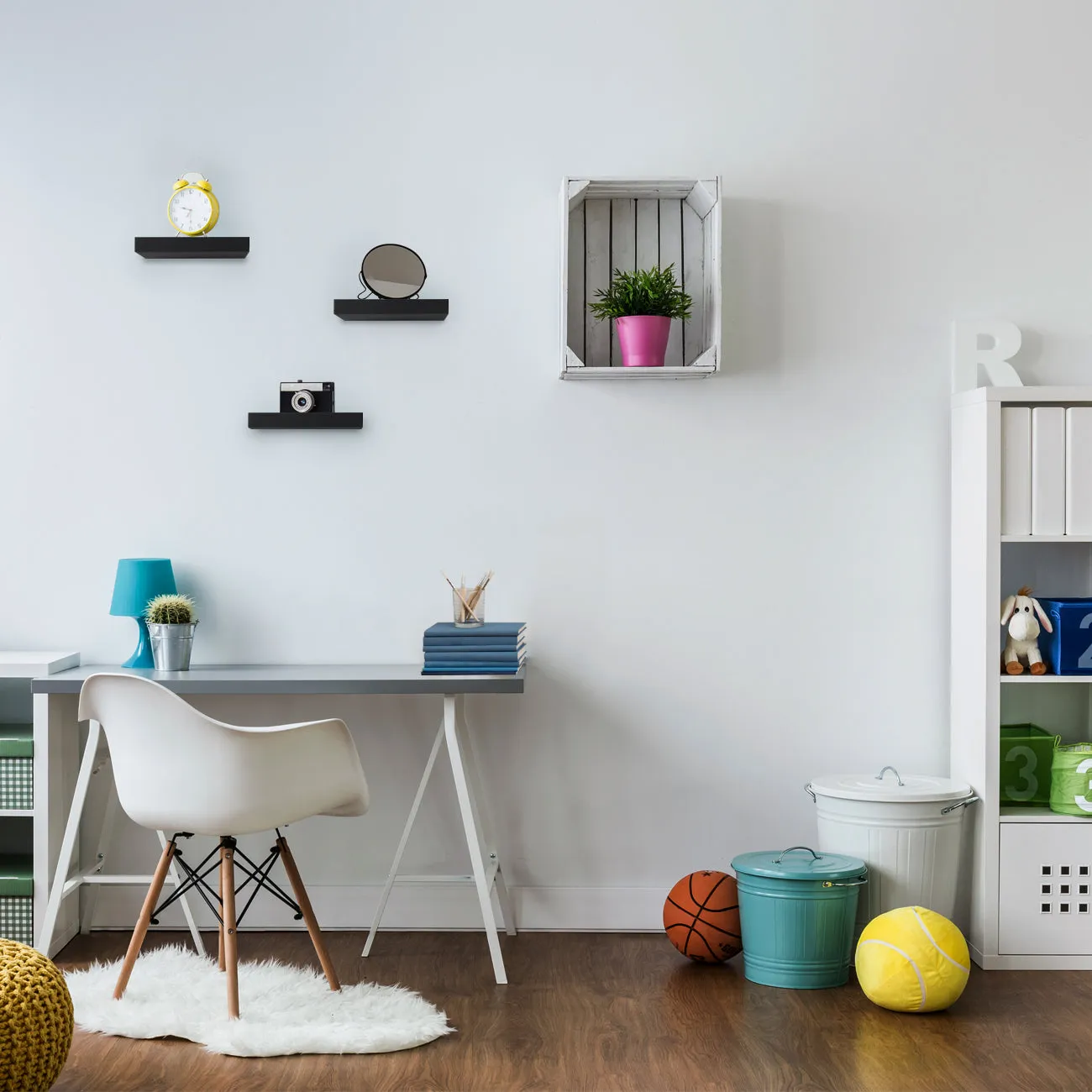 Floating Square Shelves (3 Pack)