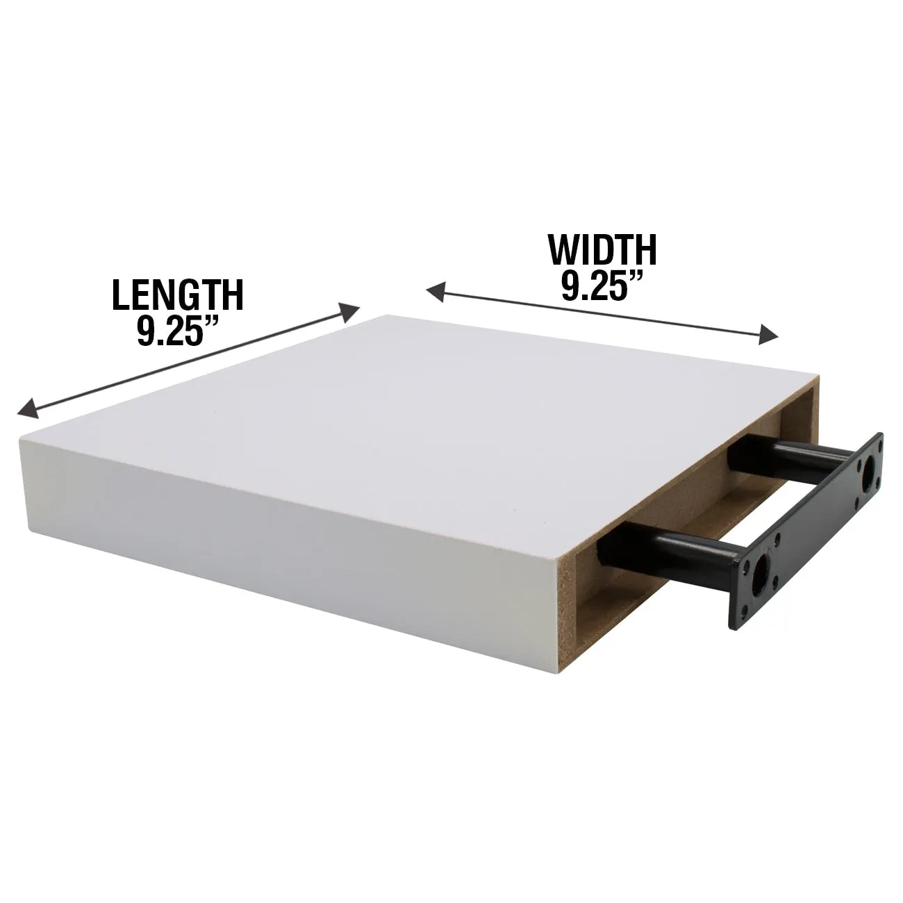 Floating Square Shelves (3 Pack)