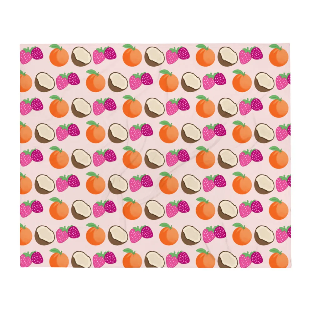 Fruity Lesbian Throw Blanket