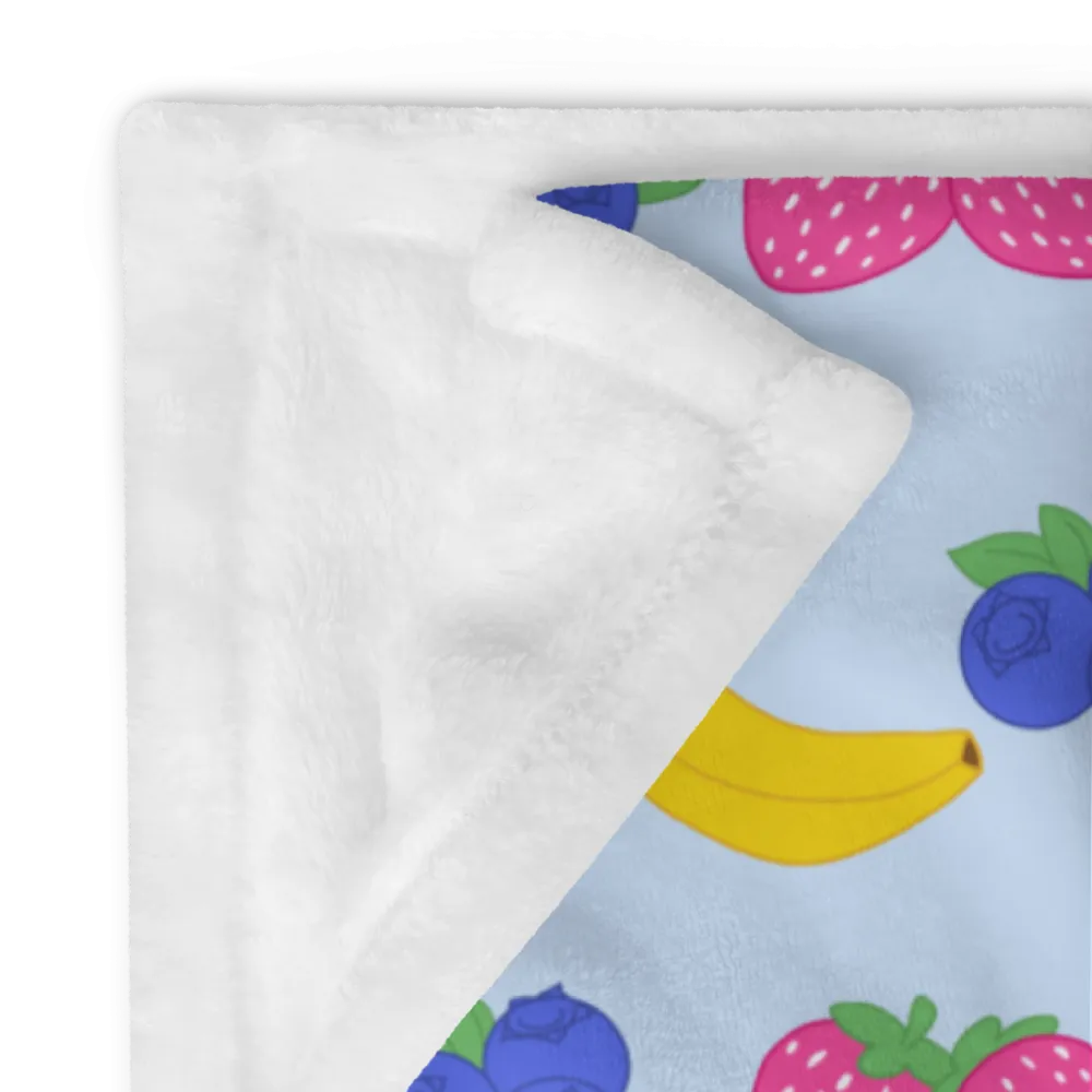 Fruity Pansexual Throw Blanket