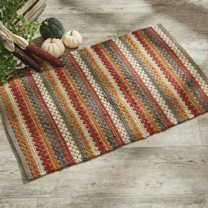 Gathered Pumpkin Chindi 2' x 3' Rugs