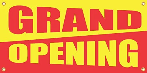 Grand Opening 2ftx4ft Vinyl Retail Banner Sign