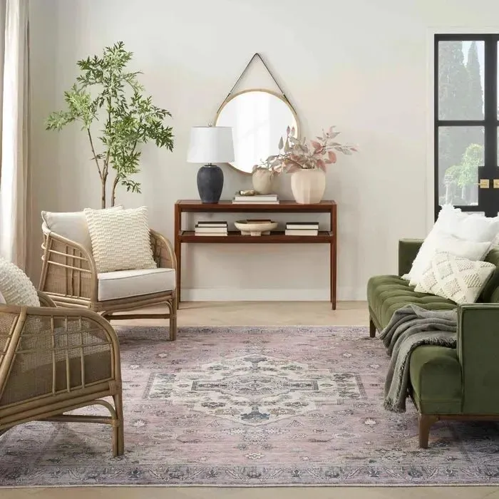 Grand Washables GRW03 Blush Rug