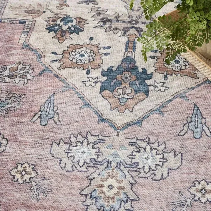 Grand Washables GRW03 Blush Rug