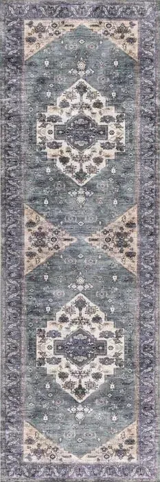 Grand Washables GRW03 Teal/Blue Rug