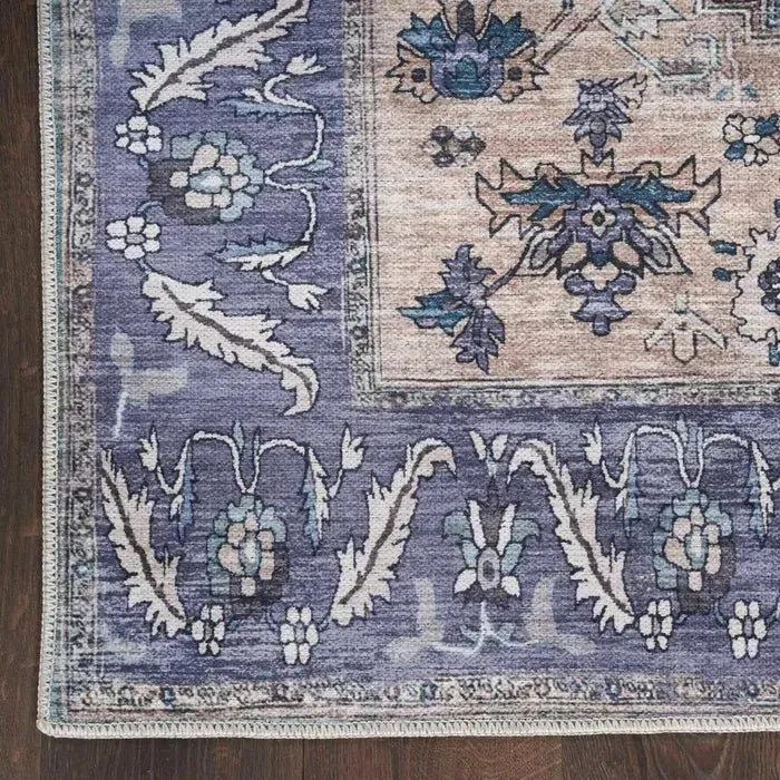 Grand Washables GRW03 Teal/Blue Rug