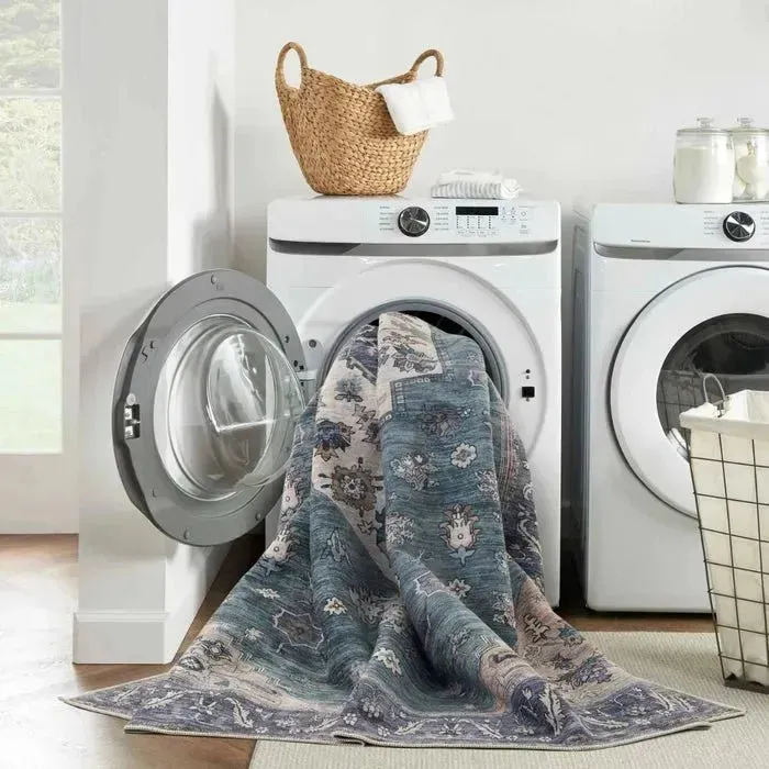 Grand Washables GRW03 Teal/Blue Rug