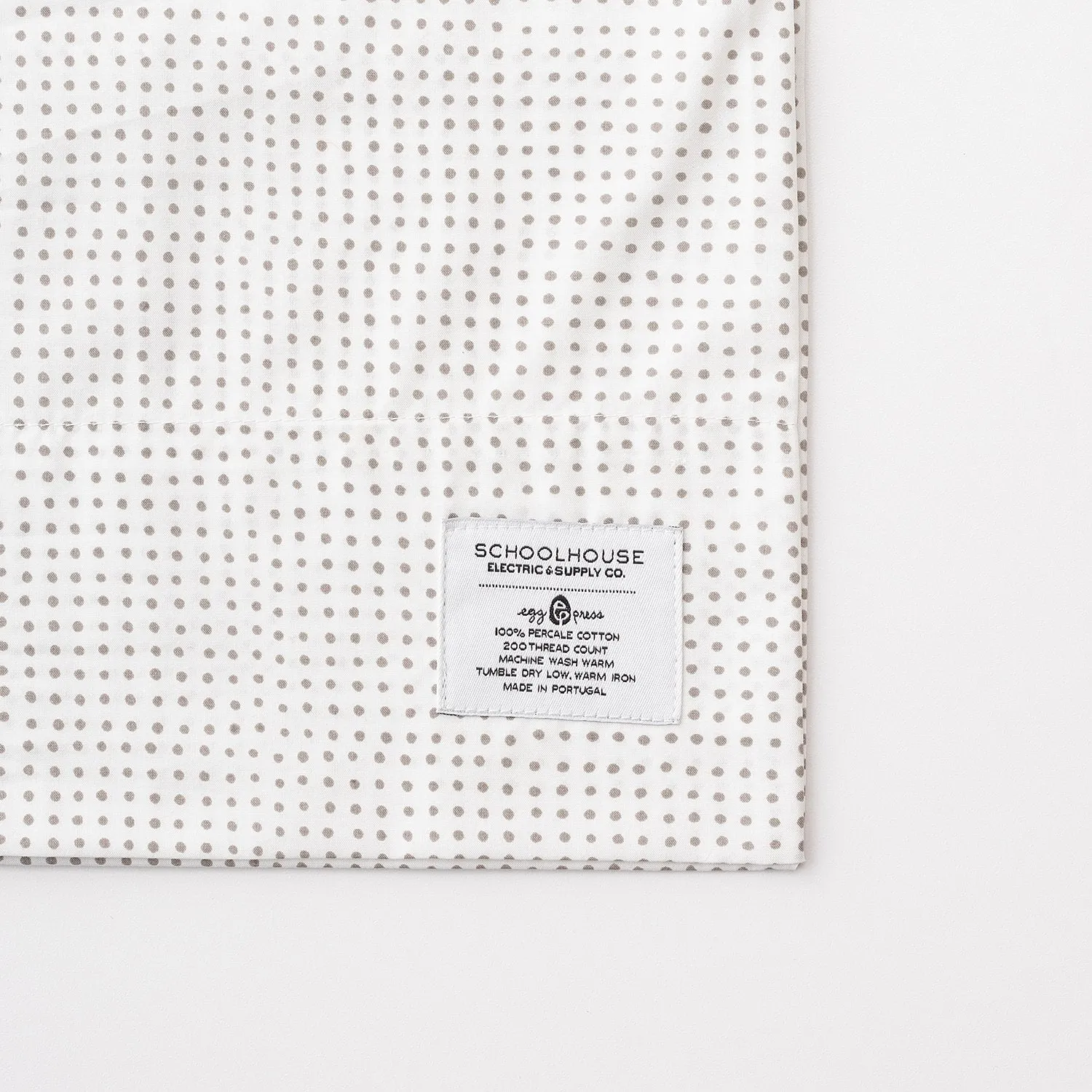 Gray Dot Pillow Case Set