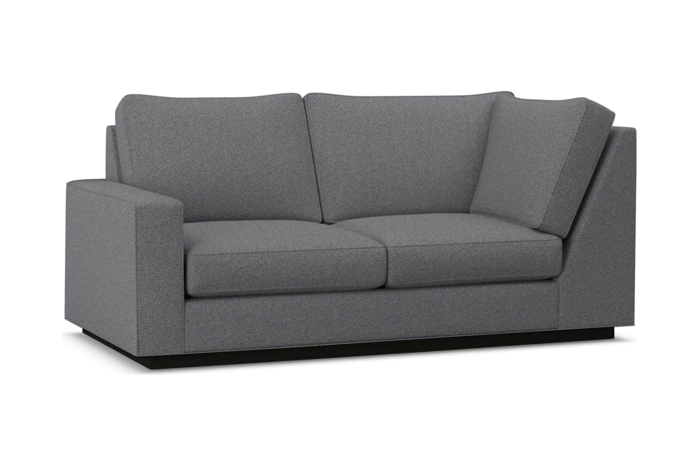 Harper Left Arm Corner Loveseat :: Leg Finish: Espresso / Configuration: LAF - Chaise on the Left