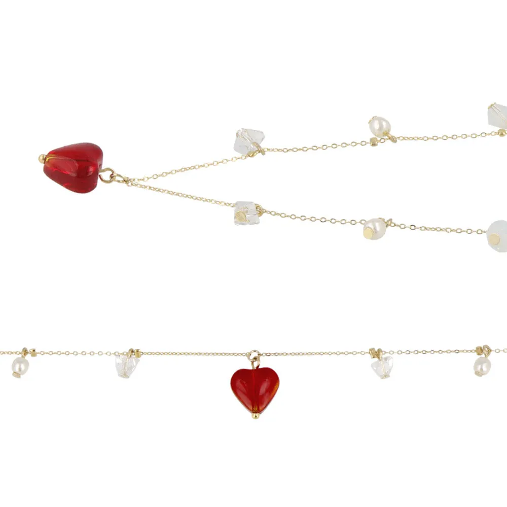 Heart Charm Bracelet