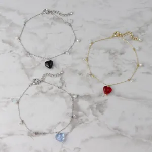 Heart Charm Bracelet