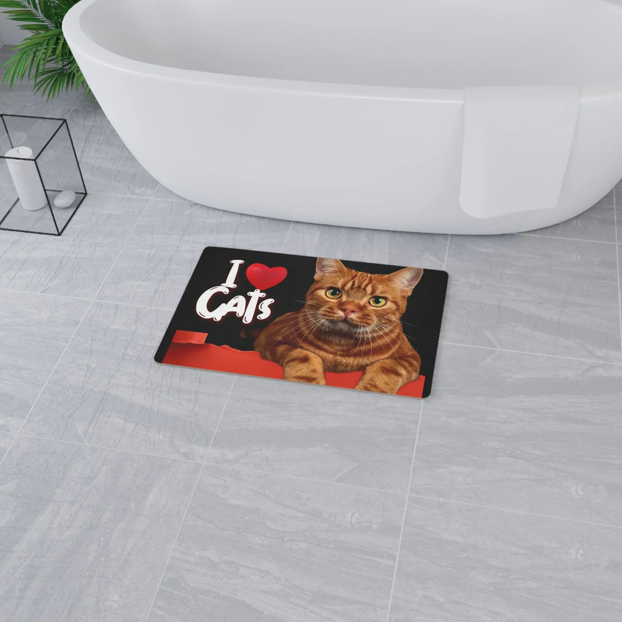 I love Cats POD Cat Floor Mat