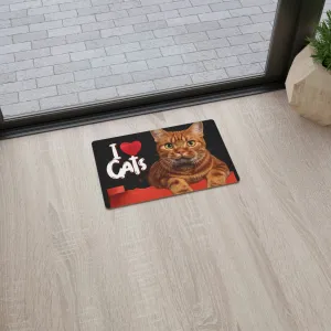 I love Cats POD Cat Floor Mat