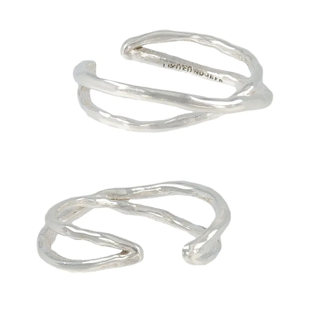 Irregular Cross Open Ring