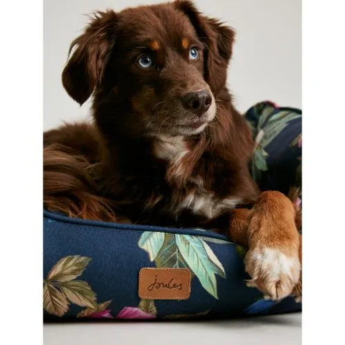 Joules Floral Dog Bed - Medium