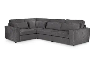 Kylie Modular Sofa - Grey Left Hand Facing Corner - 218 x 308 CM