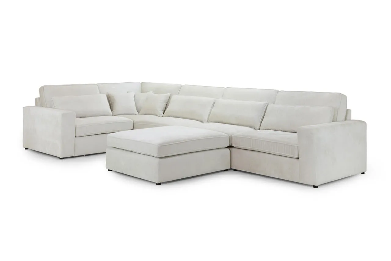 Kylie Modular Sofa - Ivory Large Corner - 308 x 308 CM