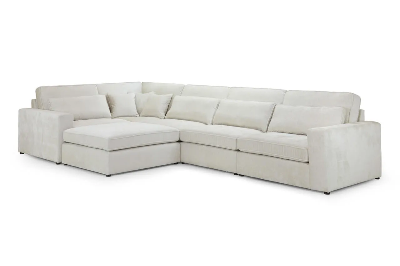 Kylie Modular Sofa - Ivory Large Corner - 308 x 308 CM