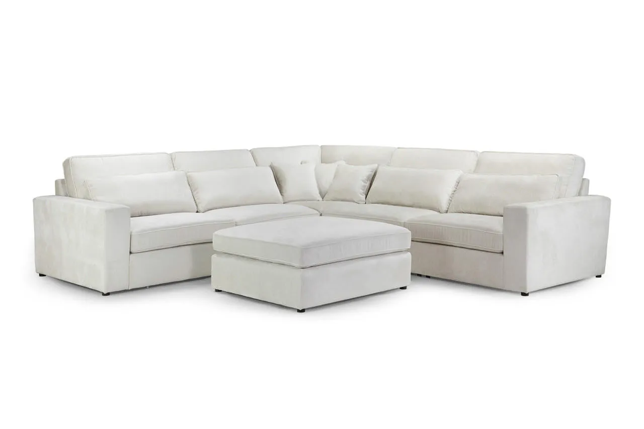 Kylie Modular Sofa - Ivory Large Corner - 308 x 308 CM