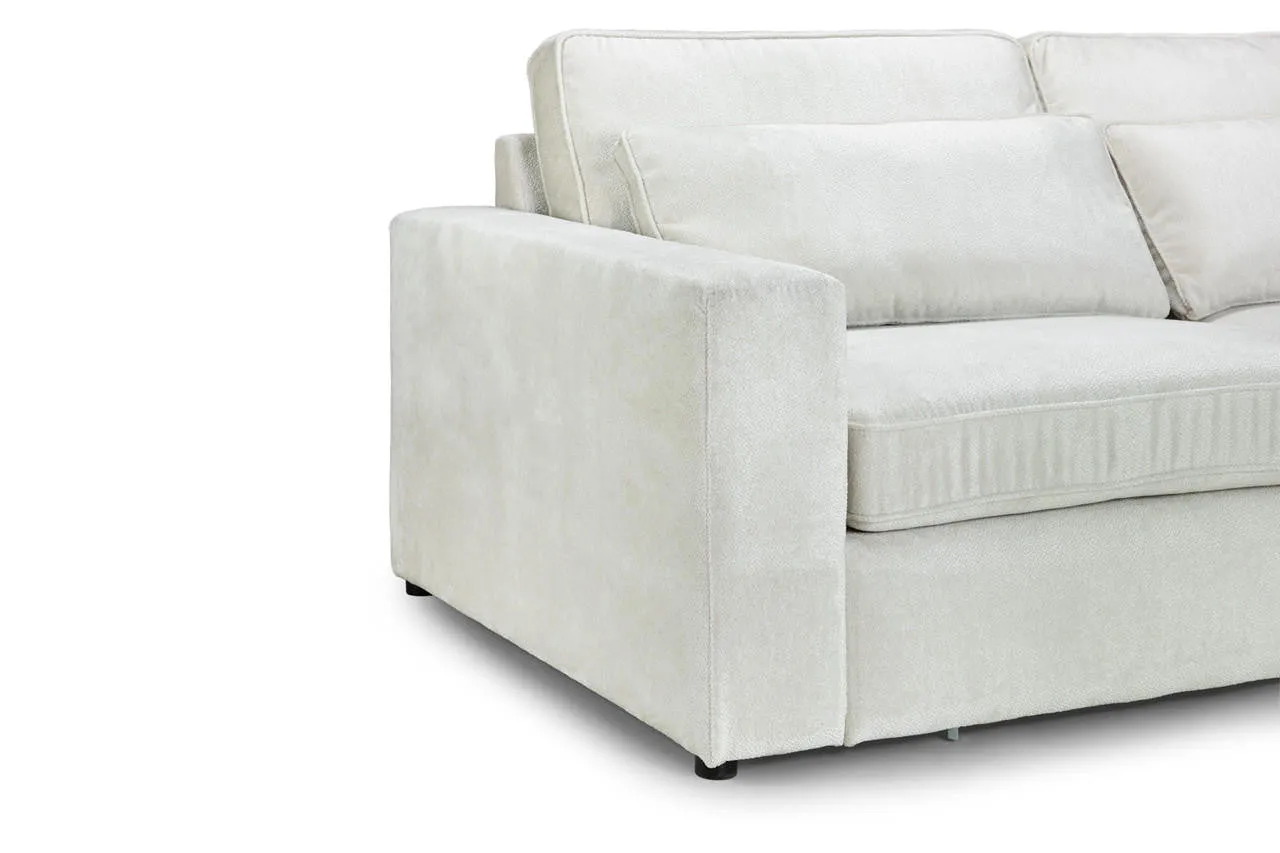 Kylie Modular Sofa - Ivory Large Corner - 308 x 308 CM