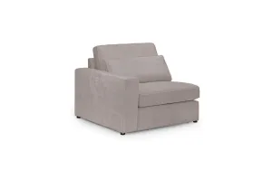 Kylie Modular Sofa - Mocha Left Hand Arm Piece - 110 CM